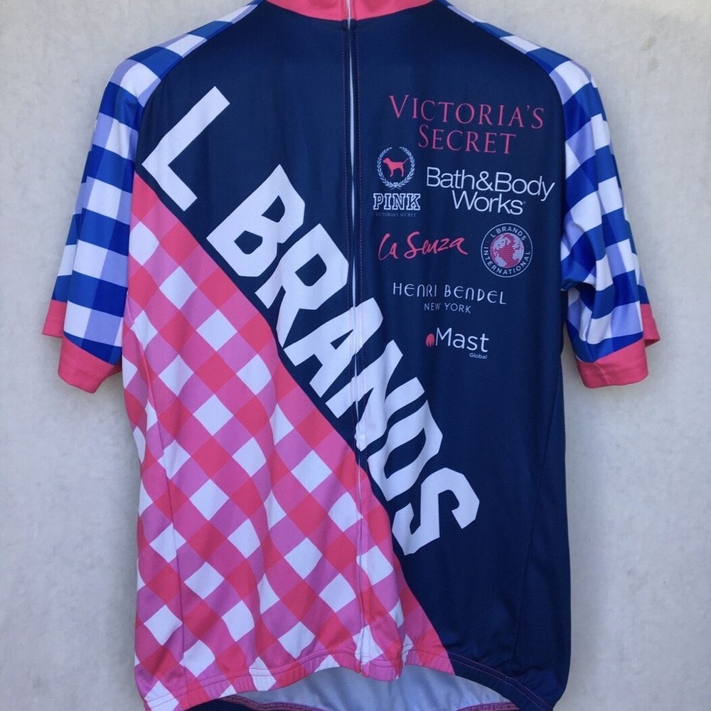 Victoria's Secret Cycling Jersey cancer awareness L Brands woman’s women’s